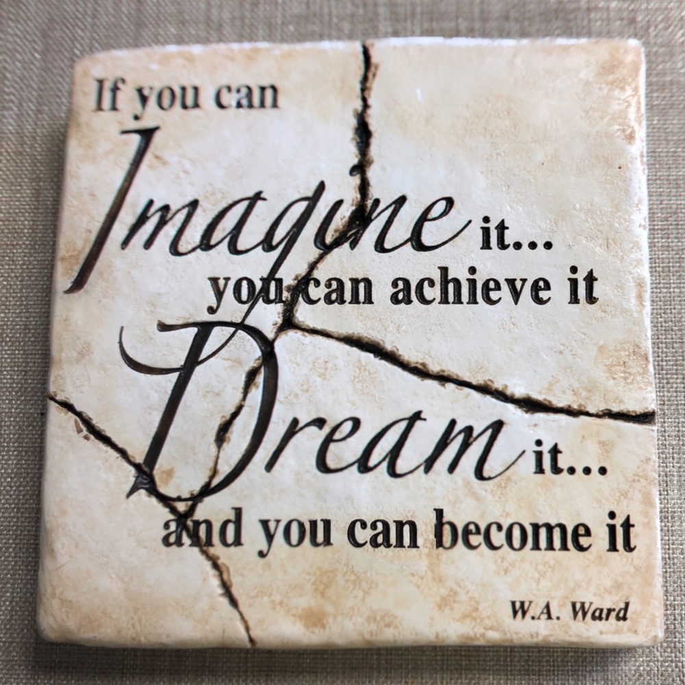 Wall Art Tile Cast Stone by Mel V Inc